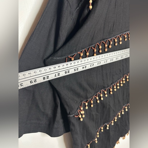 Pink plus size 18 black beaded western style - Picture 4 of 7